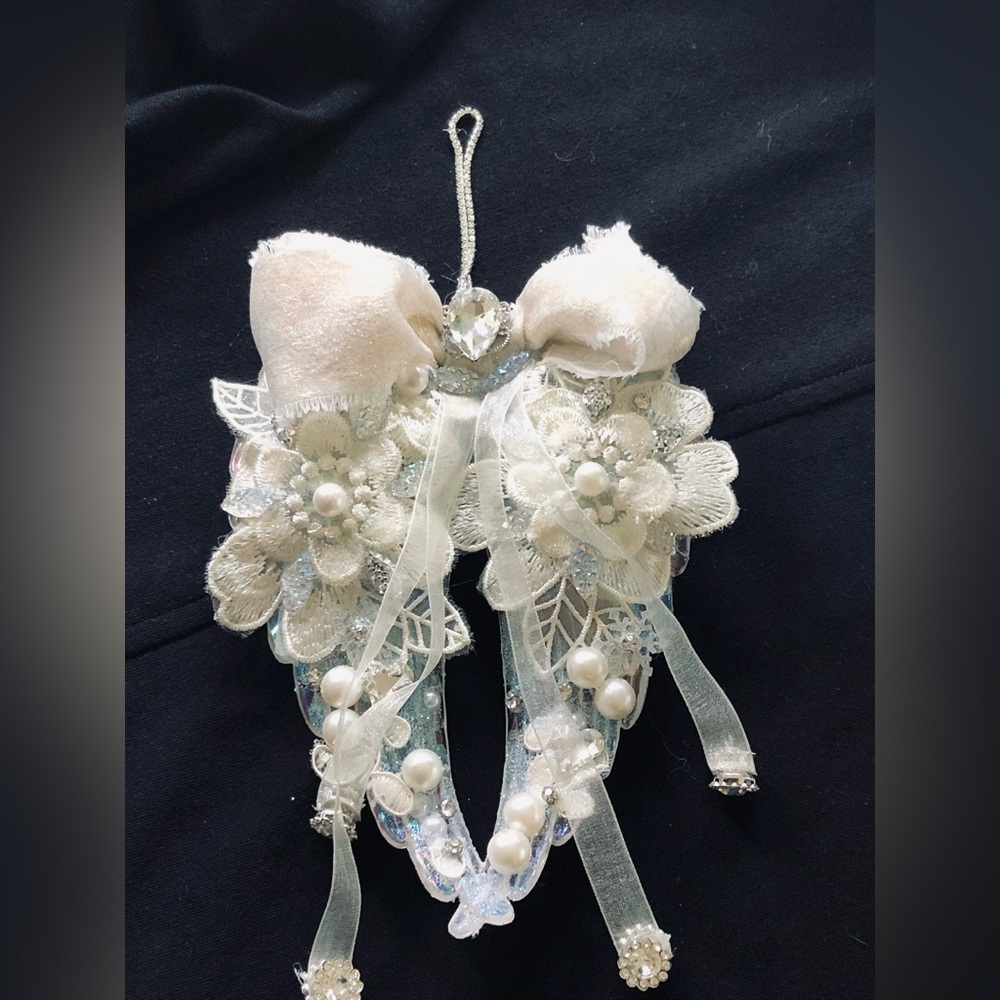 Elegant White Holiday Ornament